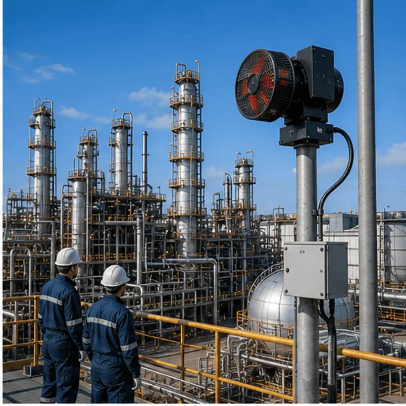 Oil, Gas & Heavy Industry Sirenco warning siren application